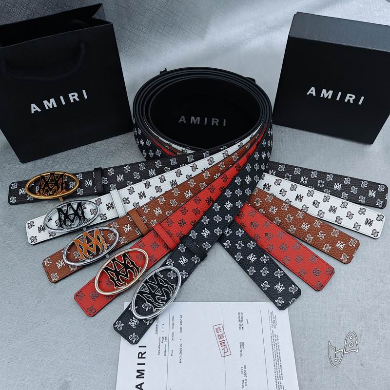 Amiri belt 38mmX90-125cm lb116